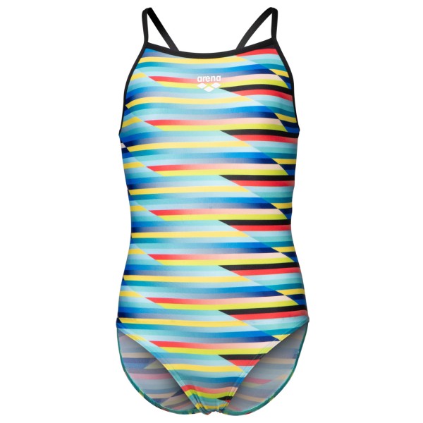 Arena - Girl's Racing Stripe Swimsuit Lightdrop Back - Badeanzug Gr 116 bunt von Arena