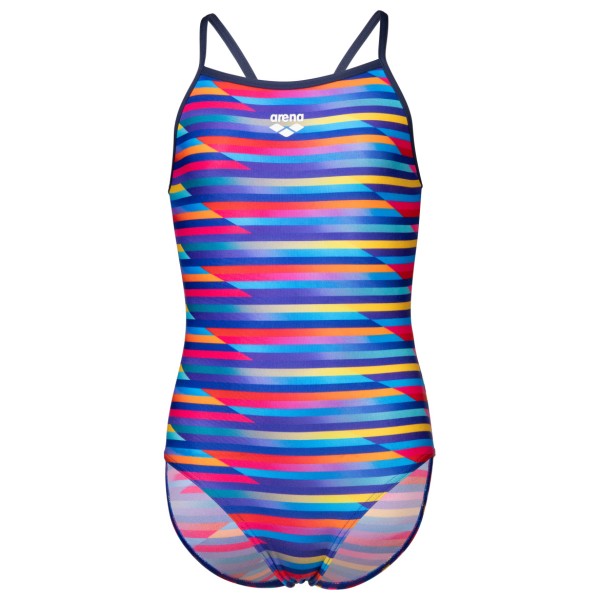 Arena - Girl's Racing Stripe Swimsuit Lightdrop Back - Badeanzug Gr 164 blau von Arena