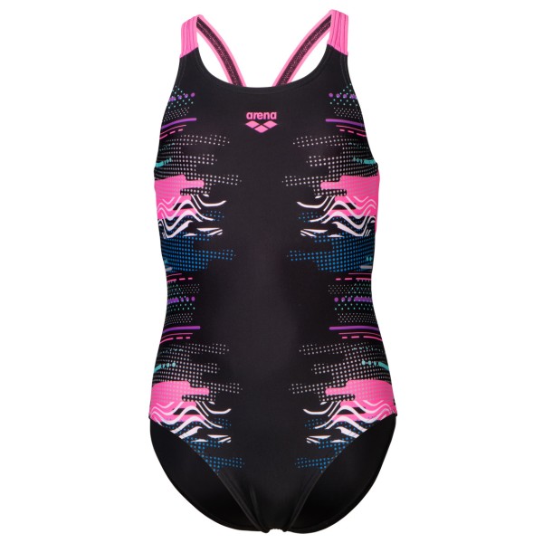 Arena - Girl's Rhythm Swimsuit V Back L - Badeanzug Gr 140 schwarz von Arena