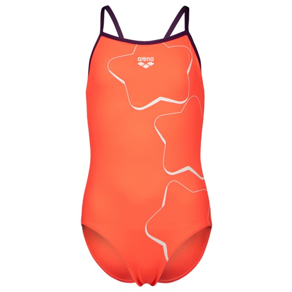 Arena - Girl's Star Graphic Swimsuit Lightdrop Back - Badeanzug Gr 116;128;140;164 rot von Arena