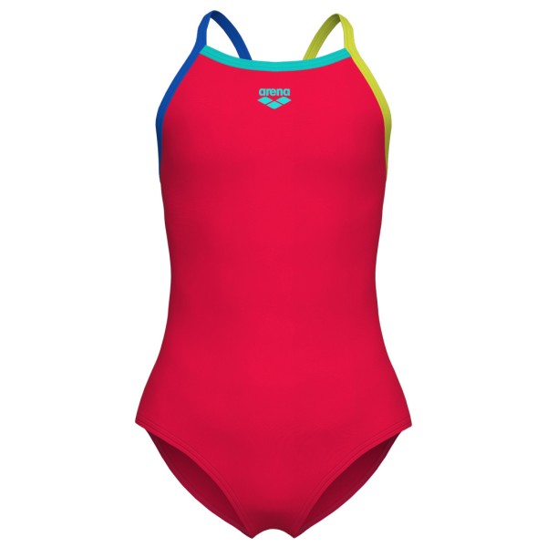 Arena - Girl's Swimsuit Light Drop Solid - Badeanzug Gr 116 rot von Arena