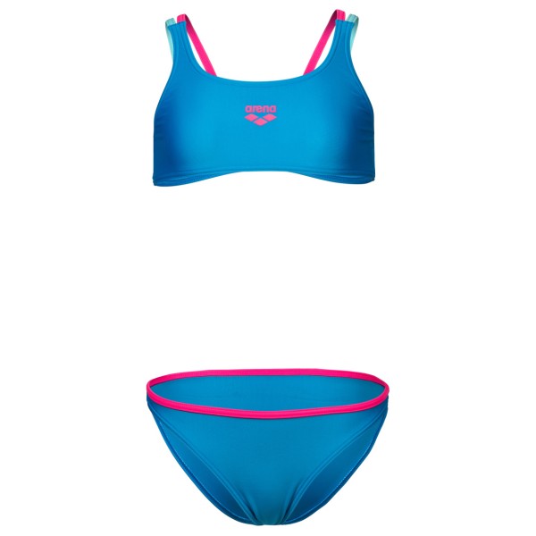 Arena - Girl's Two Pieces Swimsuit Solid - Bikini Gr 128 blau von Arena