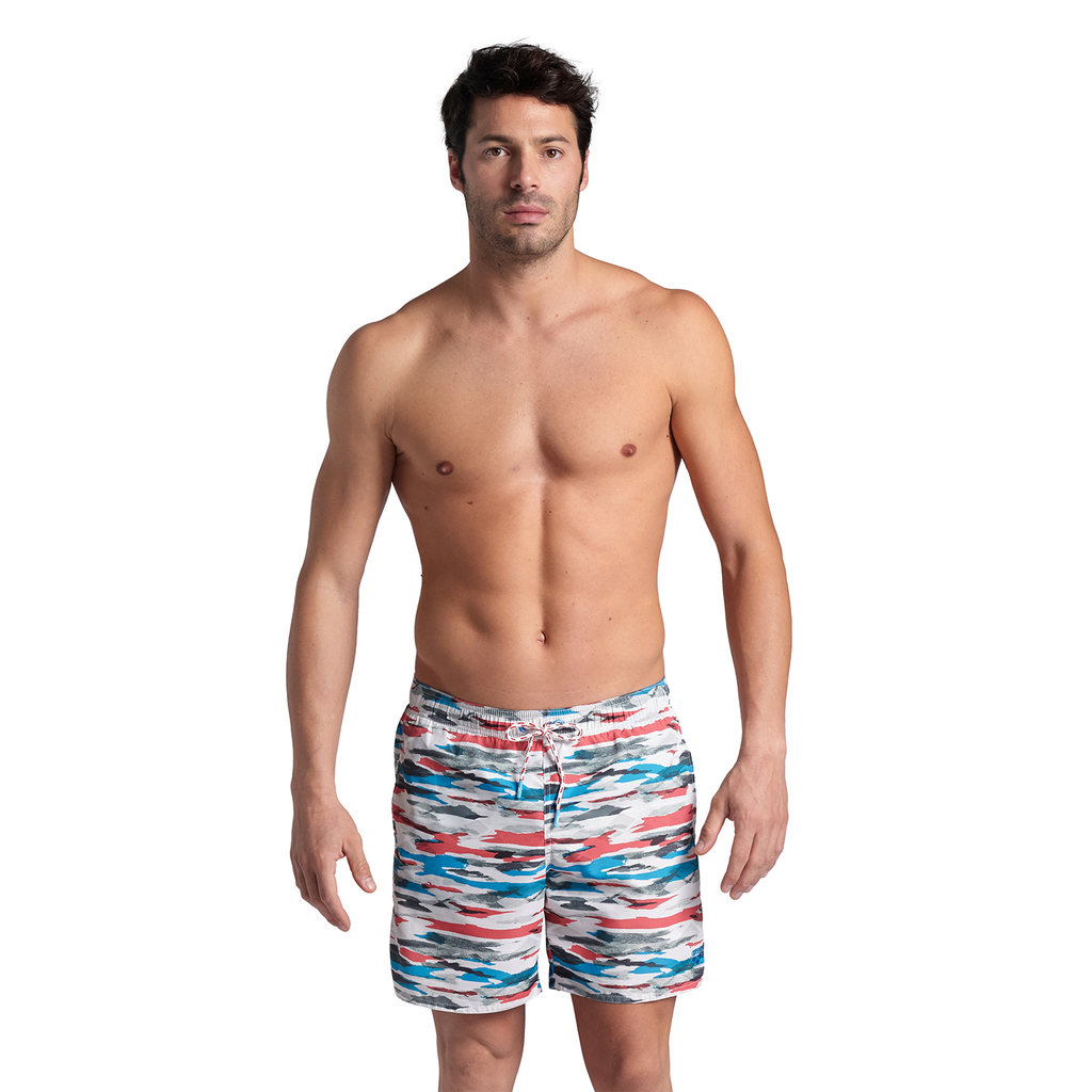 Arena Herren Beach Shorts Arena Herren Beach Shorts M Beach Boxer Allover, Mehrfarbig, ideal für Wassersport, Mehrfarbig von Arena