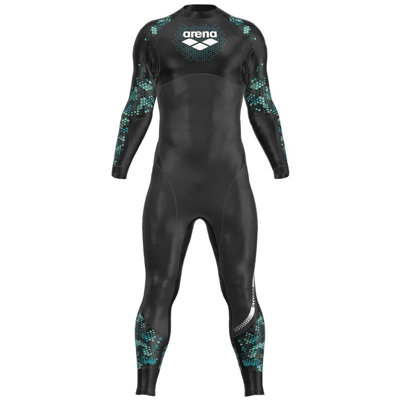 Arena Herren Neoprenanzüge Arena Herren Neoprenanzüge M Storm Wetsuit, Schwarz, ideal für Triathlon, Schwarz von Arena