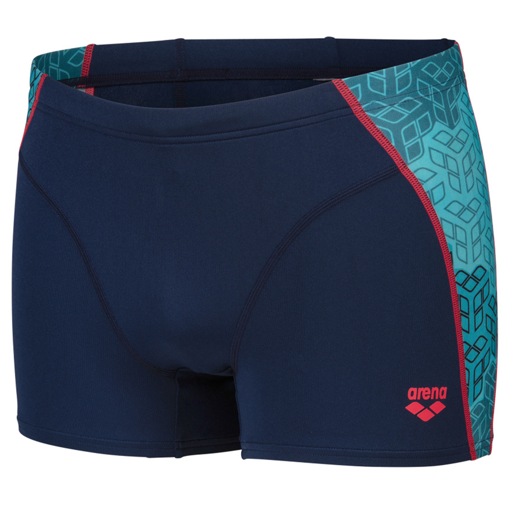 Arena M Arena Camo Kikko Swim Short Swim Short Herren Blau, Grösse: D 4 von Arena