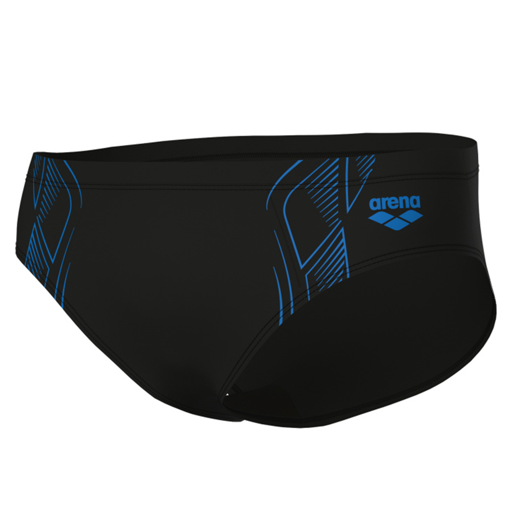 Arena M Arena Reflecting Swim Briefs Swim Slip Herren Schwarz, Grösse: D 4 von Arena