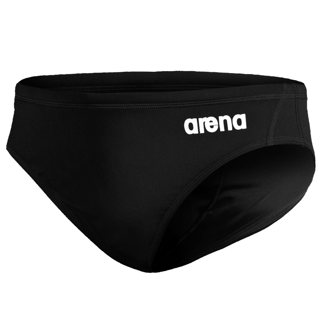 Arena Team Swim Briefs Waterpolo Solid Swim Slip Herren Schwarz, Grösse: D 1 von Arena