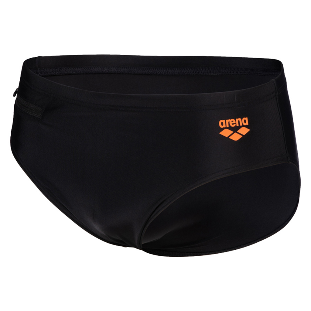 Arena Arena Zip Brief 9Cm Swim Slip Herren Schwarz, Grösse: D 4 von Arena