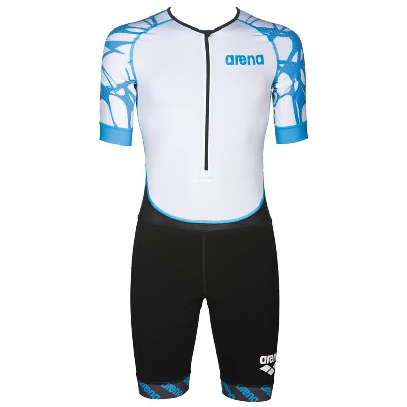 Arena Herren Triathlonanzüge Arena Herren Triathlonanzüge M Trisuit St Aero Front Zip, Weiss, ideal für Triathlon, Weiss von Arena