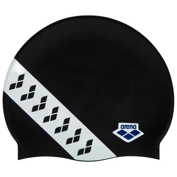 Arena - Icons Team Stripe Cap - Badekappe Gr One Size schwarz von Arena