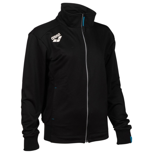 Arena Jr Team Jacket Panel Knitted Poly - schwarz (Grösse: 140) von Arena