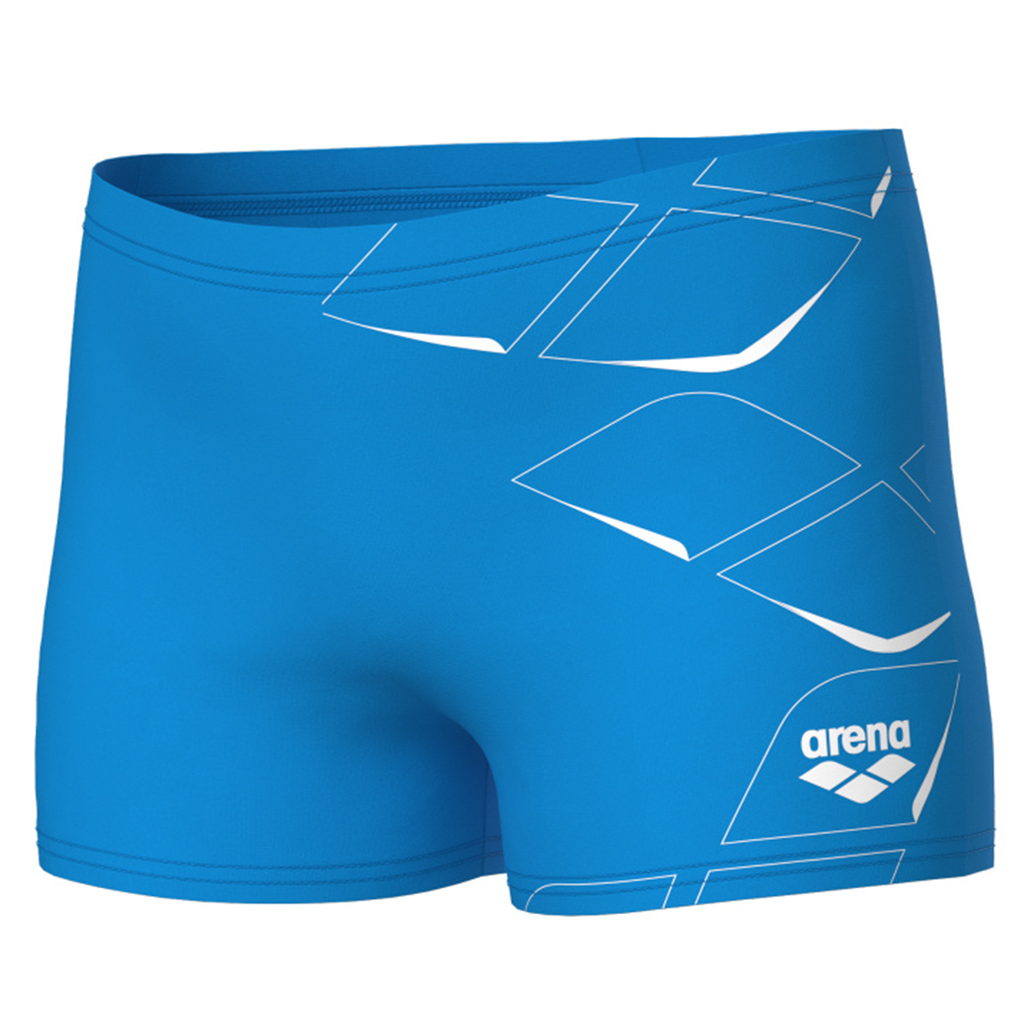 Arena Jungen Swim Shorts Arena Jungen Swim Shorts B   Losange Graphic Swim Short, Blau, ideal für Wassersport, Blau von Arena