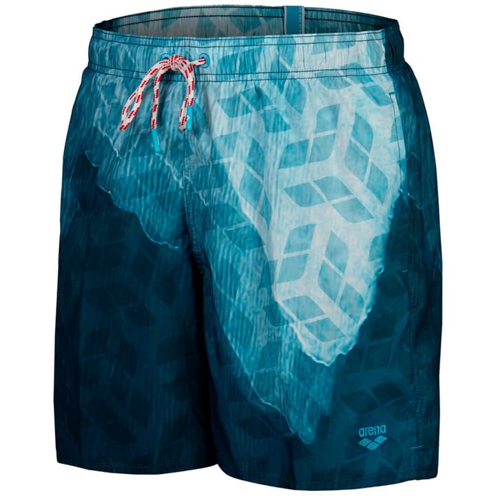 Arena M Beach Boxer Placed Badeshorts dunkelblau von Arena