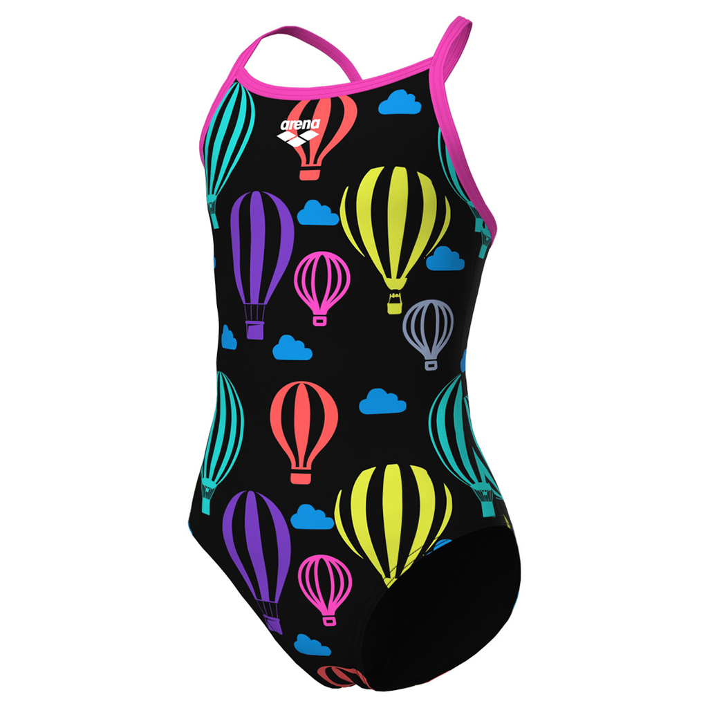 Arena G Arena Balloons Swimsuit Lightdrop Back Badeanzug female Schwarz, Grösse: 116 von Arena