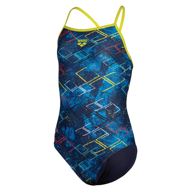 Arena Mädchen Badeanzüge Arena Mädchen Badeanzüge G   Daly Swimsuit Light Drop Back, Blau, ideal für Wassersport, Blau von Arena