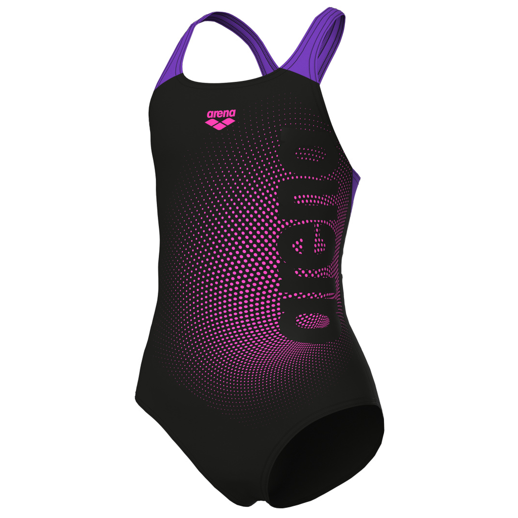 Arena Mädchen Badeanzüge Arena Mädchen Badeanzüge G   Dim Light Swimsuit Swim Pro Back L, Schwarz, ideal für Wassersport, Schwarz von Arena