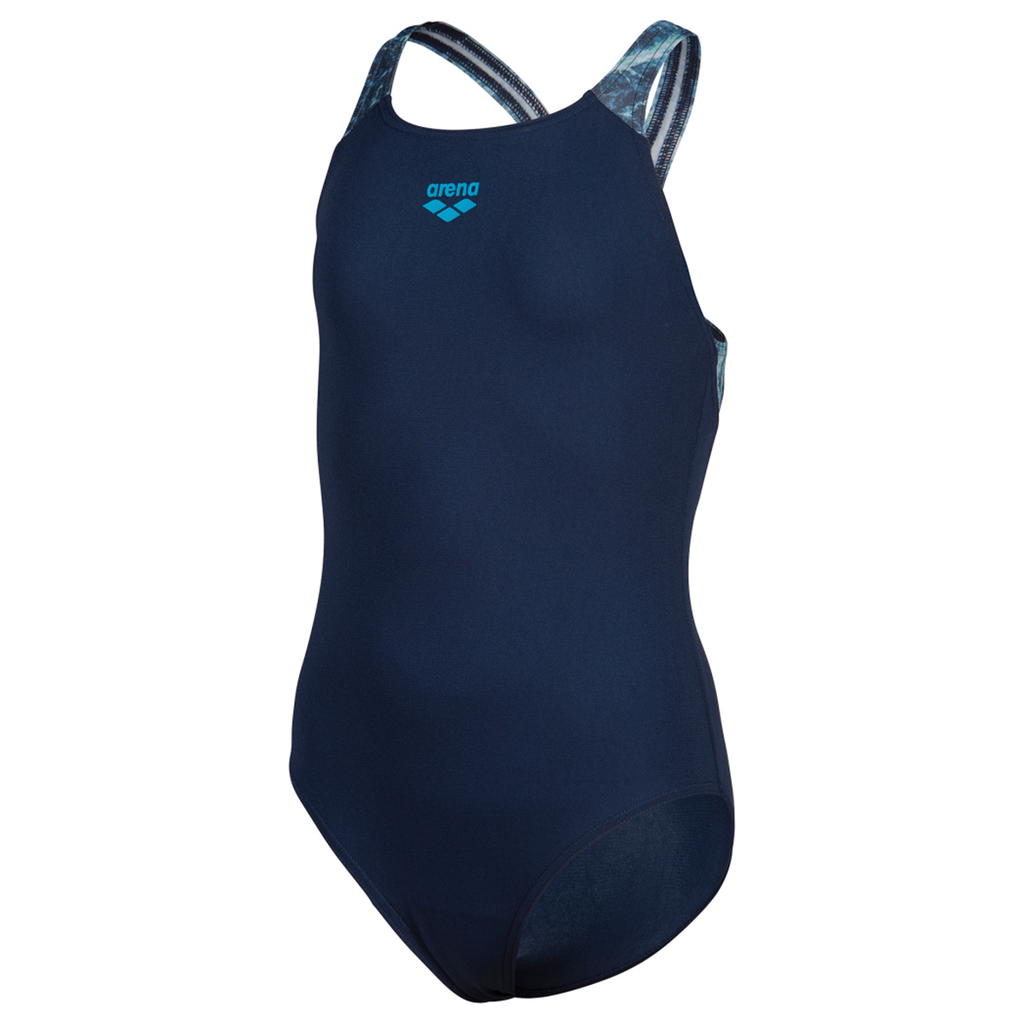 Arena G Arena Pacific Swimsuit Swim Pro Back Badeanzug female Blau, Grösse: 116 von Arena