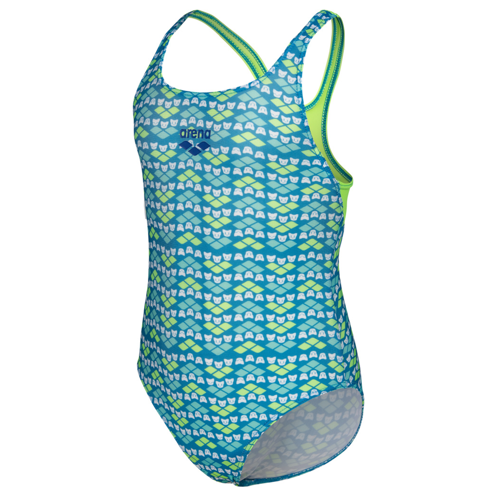 Arena ds G Arena Friends Swimsuit Swim Pro Ao Badeanzug female Grün, Grösse: 92 von Arena