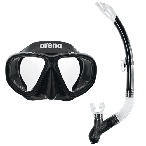 Arena Premium Snorkeling Set SCHWARZ (Grösse: one size) von Arena