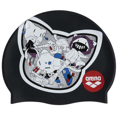 Arena Print 2 Cap SCHWARZ (Grösse: one size) von Arena