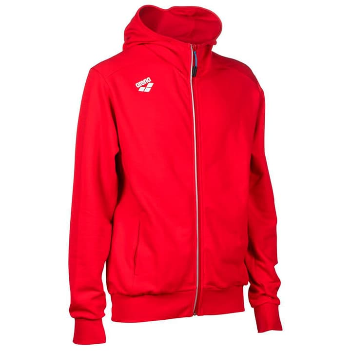 Arena Team Hooded Jacket Panel Trainerjacke rot von Arena