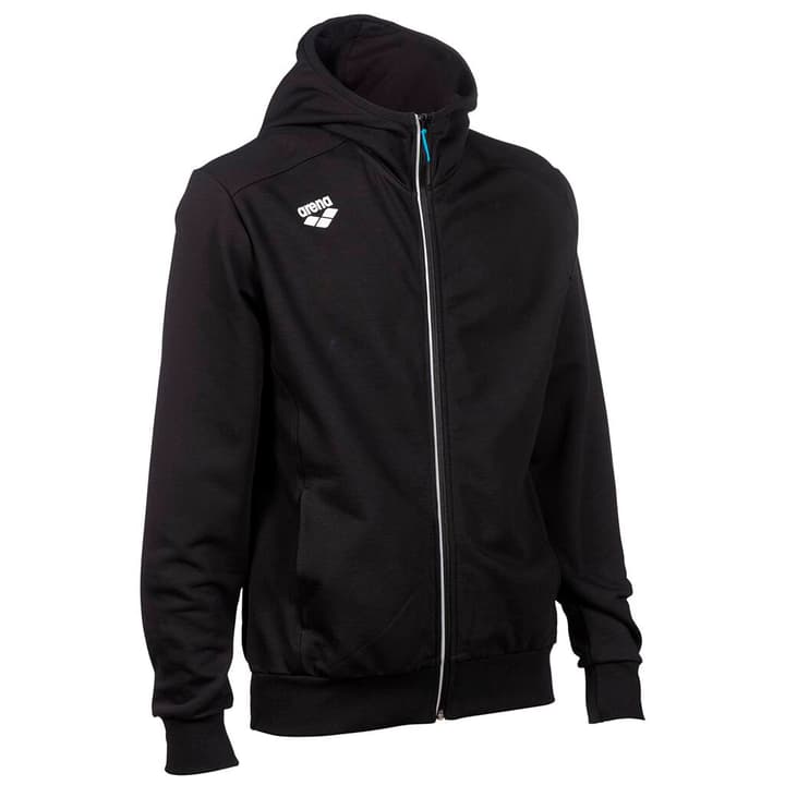 Arena Team Hooded Jacket Panel Trainerjacke schwarz von Arena