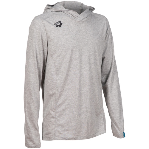 Arena Team Hooded Long Sleeve T-Shirt Panel GRAU (Grösse: S) von Arena