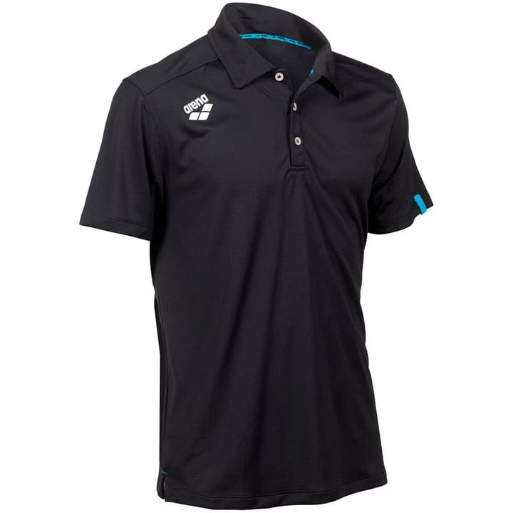 Arena Team Poloshirt Solid T-Shirt schwarz von Arena