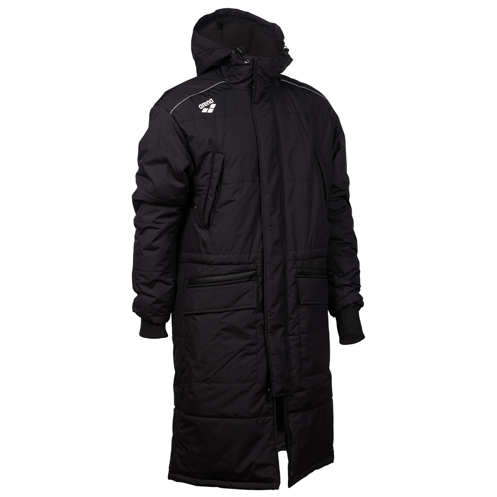 Arena Team Parka Solid unisex Schwarz, Grösse: XS von Arena