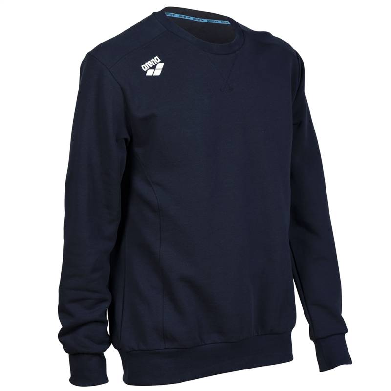 Arena Unisex Sweatshirts und Pullover Arena Unisex Sweatshirt und Pullover Crew Sweat Solid, Blau, Regular Fit, ideal für Freizeit & Reisen, Blau von Arena