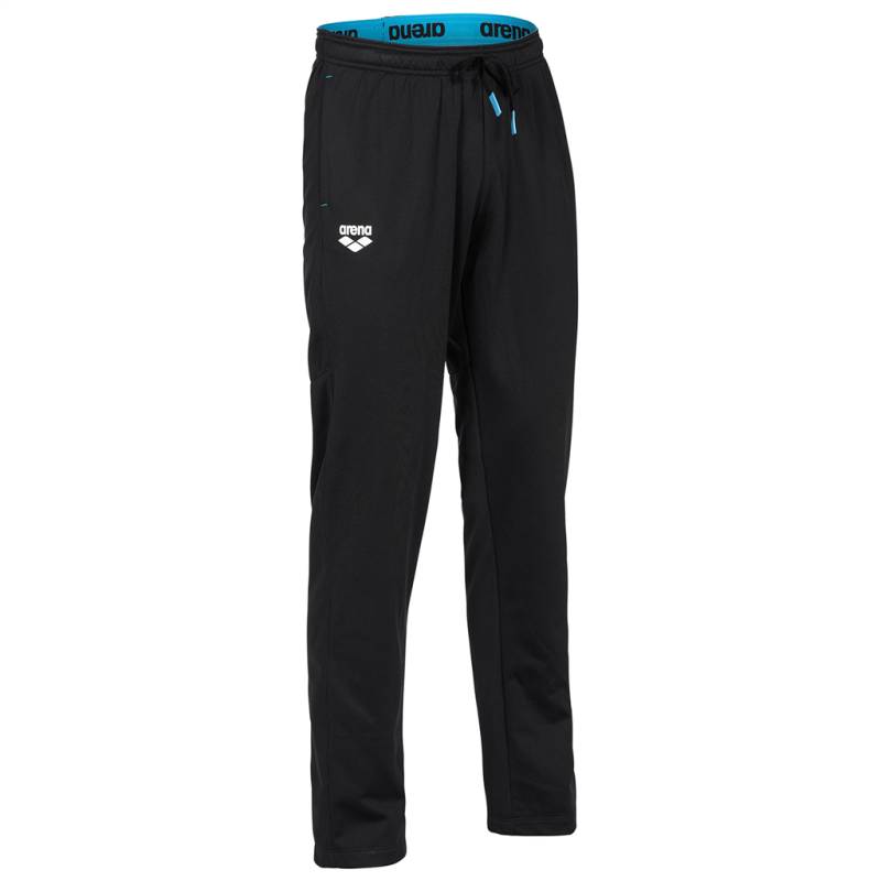 Arena Unisex Trainingshosen Arena Unisex Trainingshose Team Pant Solid Knitted Poly, Schwarz, ideal für Training, Fitness & Running, Schwarz von Arena