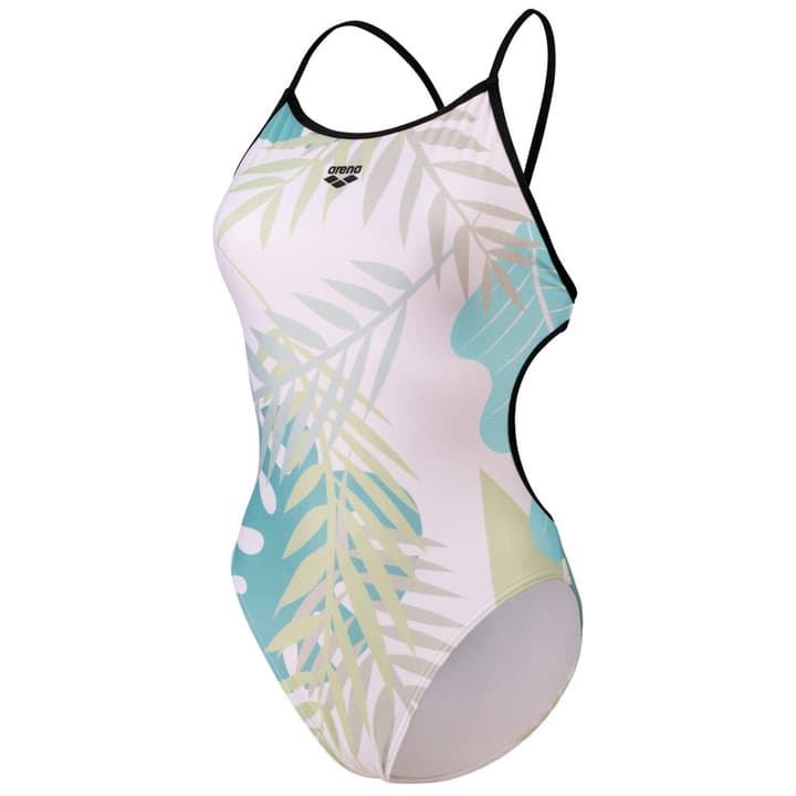 Arena W Arena Light Floral Swimsuit Lace Back Badeanzug weiss von Arena