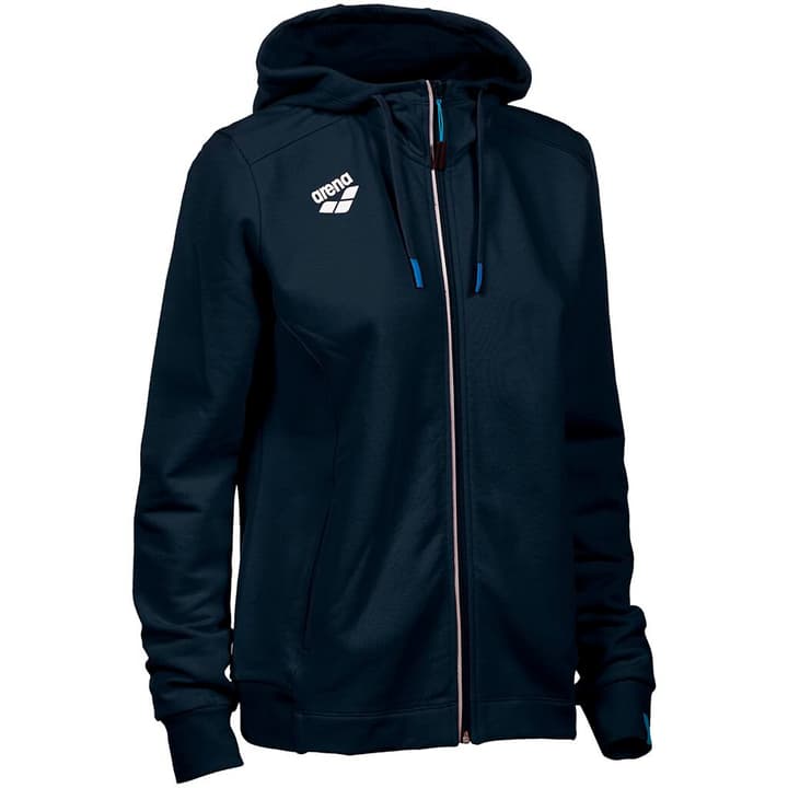 Arena W Team Hooded Jacket Panel Trainerjacke marine von Arena