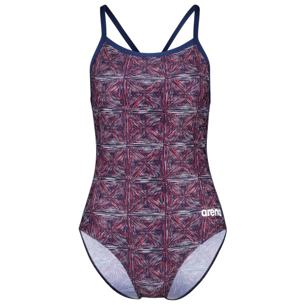 Arena - Women's Abstract Tiles Swimsuit Lightdrop - Badeanzug Gr 34;36;38;42;46 lila von Arena