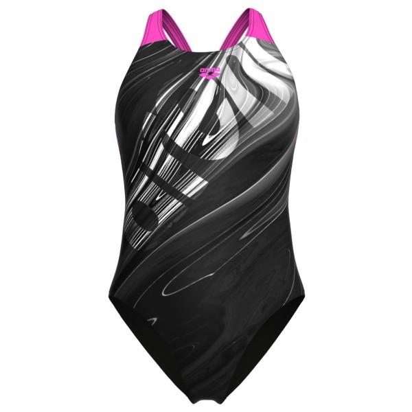 Arena - Women's Flow Swimsuit V Back LB - Badeanzug Gr 34;36 blau;schwarz Arena - Women's Flow Swimsuit V Back LB - Badeanzug Gr 34;36 blau;schwarz von Arena
