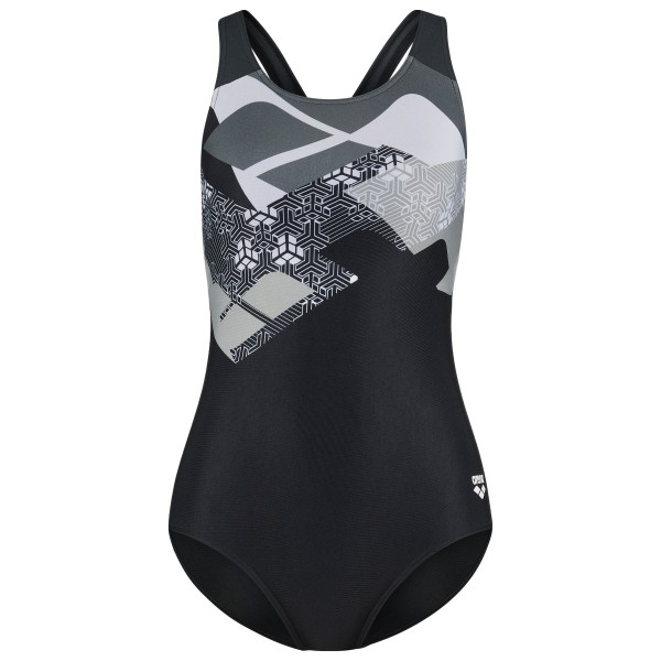 Arena - Women's Logo Kikko Swimsuit Controlpro Low B - Badeanzug Gr 34;36;40;42 blau;schwarz von Arena