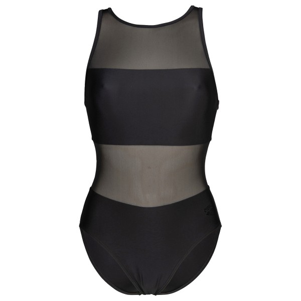 Arena - Women's Mesh Panels Swimsuit Vent Back - Badeanzug Gr 34;36;46 schwarz;türkis Arena - Women's Mesh Panels Swimsuit Vent Back - Badeanzug Gr 34;36;46 schwarz;türkis von Arena