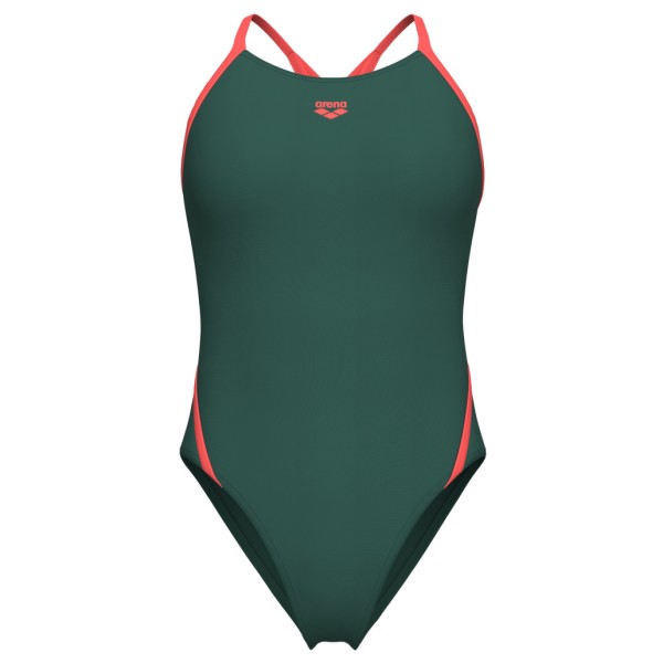 Arena - Women's Swimsuit Web Back Solid - Badeanzug Gr 42 grün von Arena