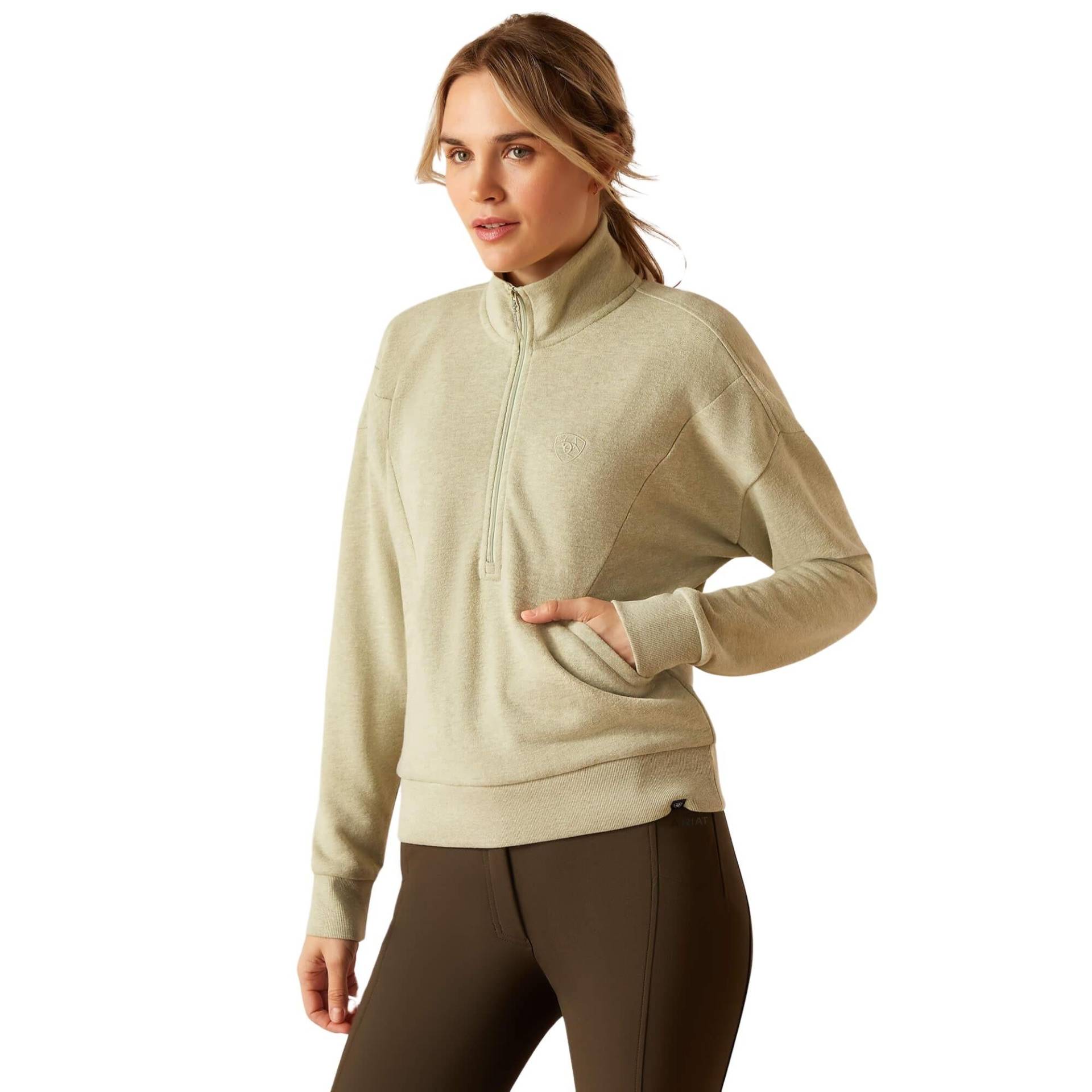 Sweatshirt Reiten 1/2 Reißverschluss Frau Friday Damen  XS von Ariat