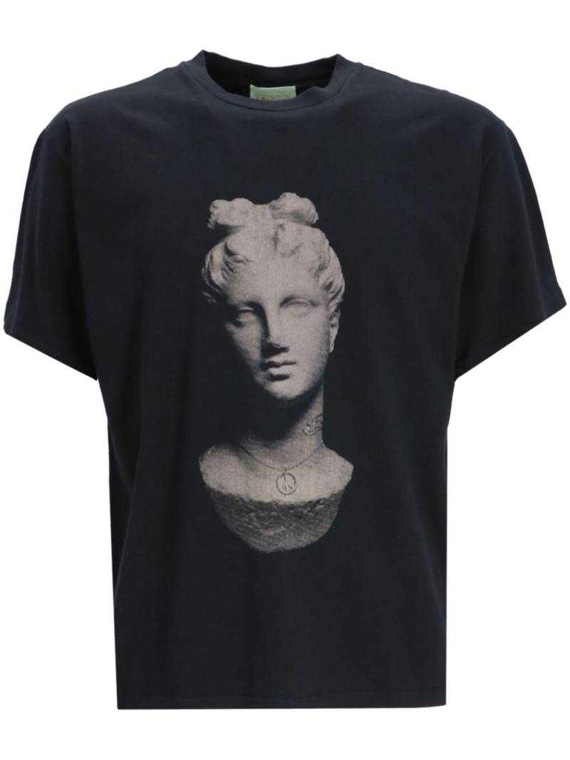 Aries Aged Statue short-sleeve T-shirt - Black von Aries