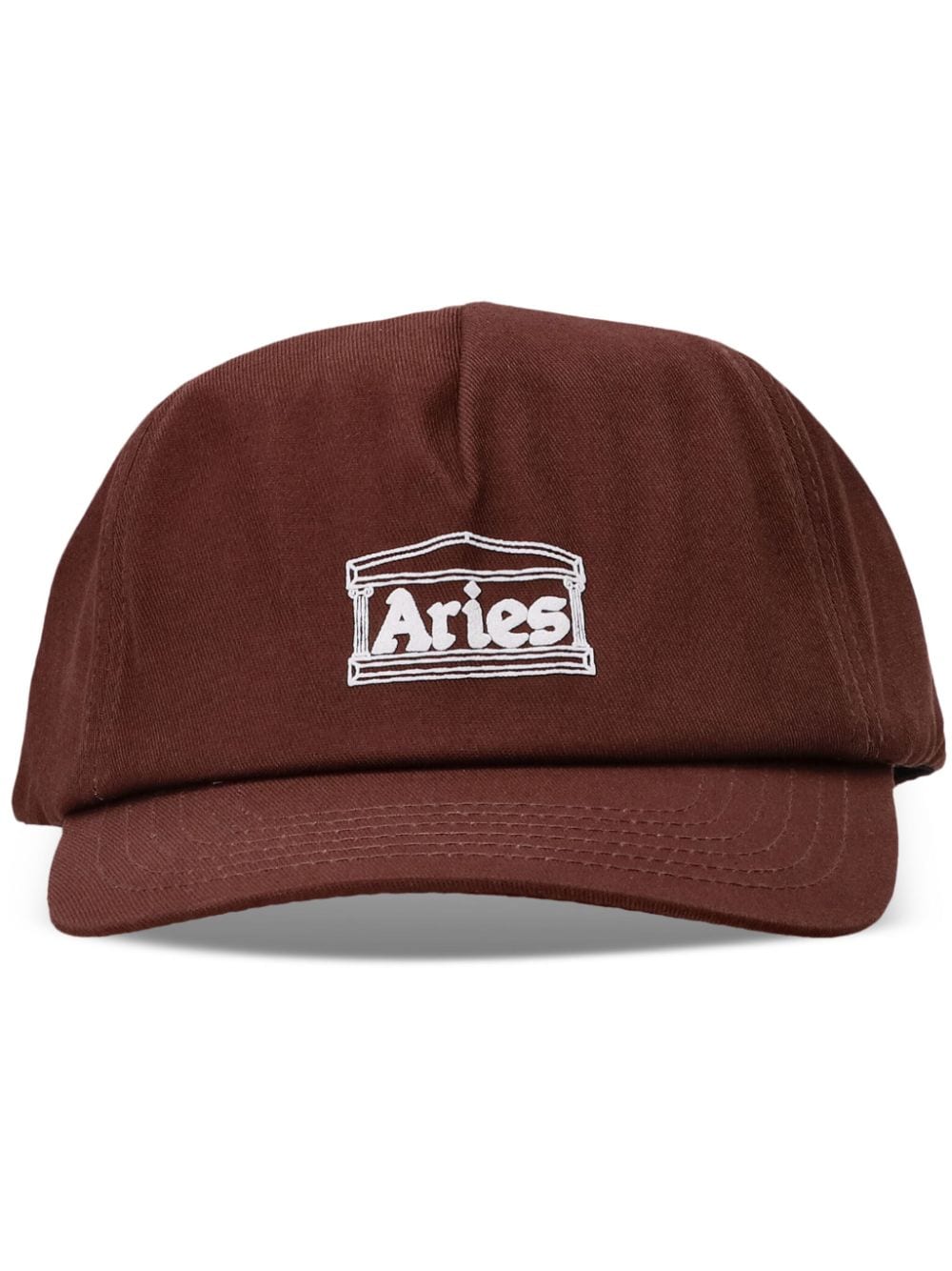 Aries Temple-print cap - Brown von Aries