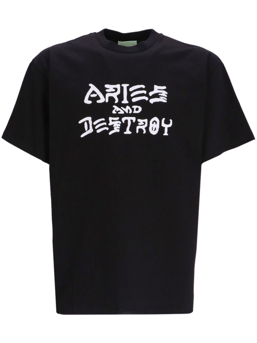 Aries Vintage Aries and Destroy T-shirt - Black von Aries