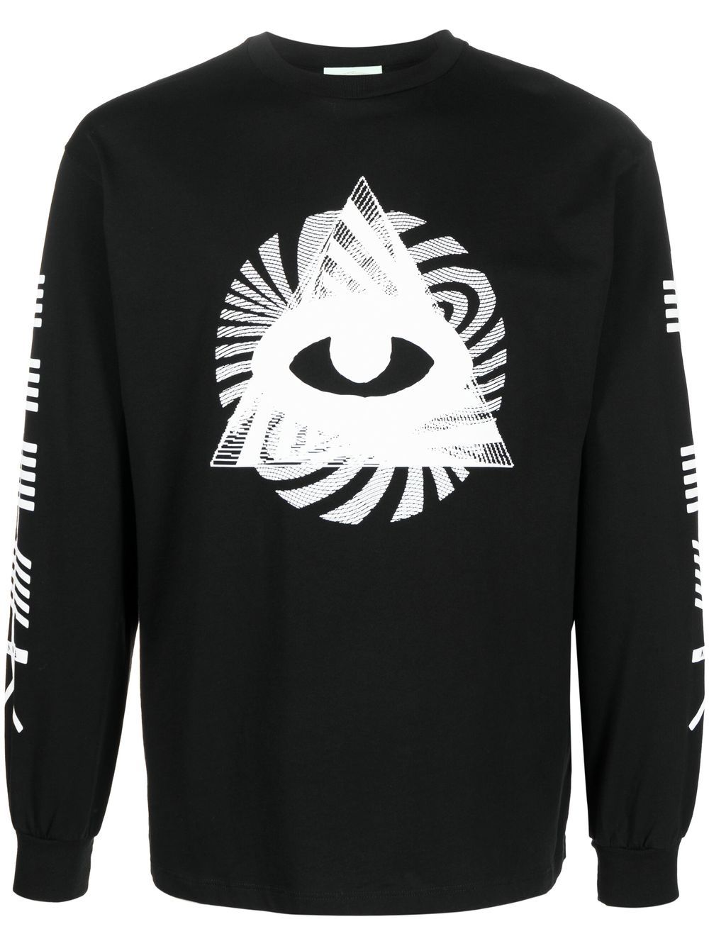 Aries graphic-print long-sleeve T-shirt - Black von Aries