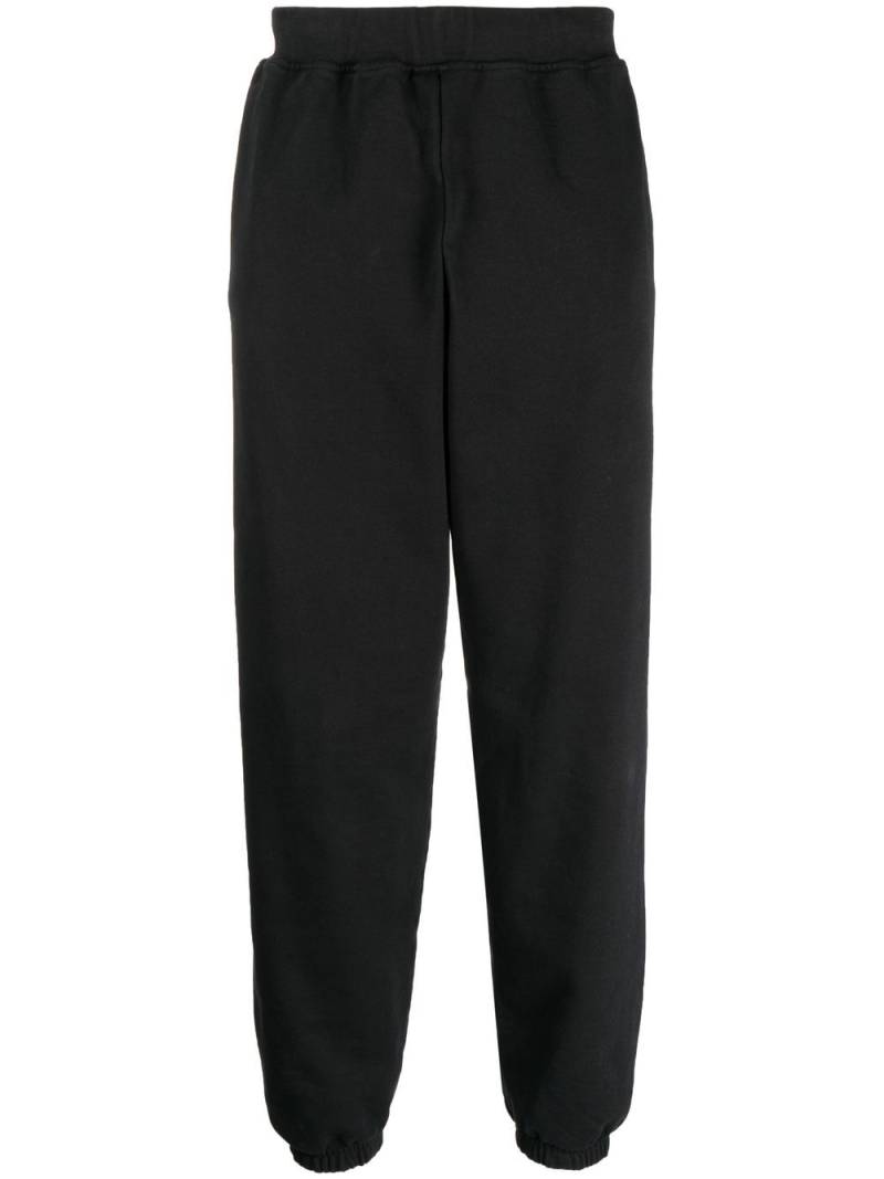 Aries logo-print cotton track pants - Black von Aries