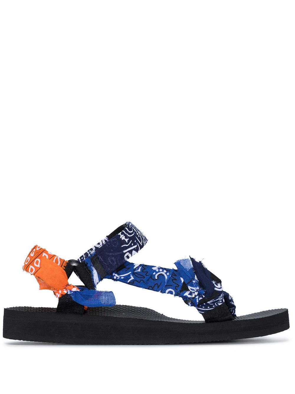 Arizona Love Trekky bandana-print sandals - Blue von Arizona Love