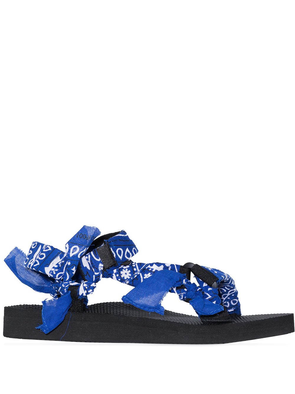 Arizona Love Trekky bandana-print sandals - Blue von Arizona Love