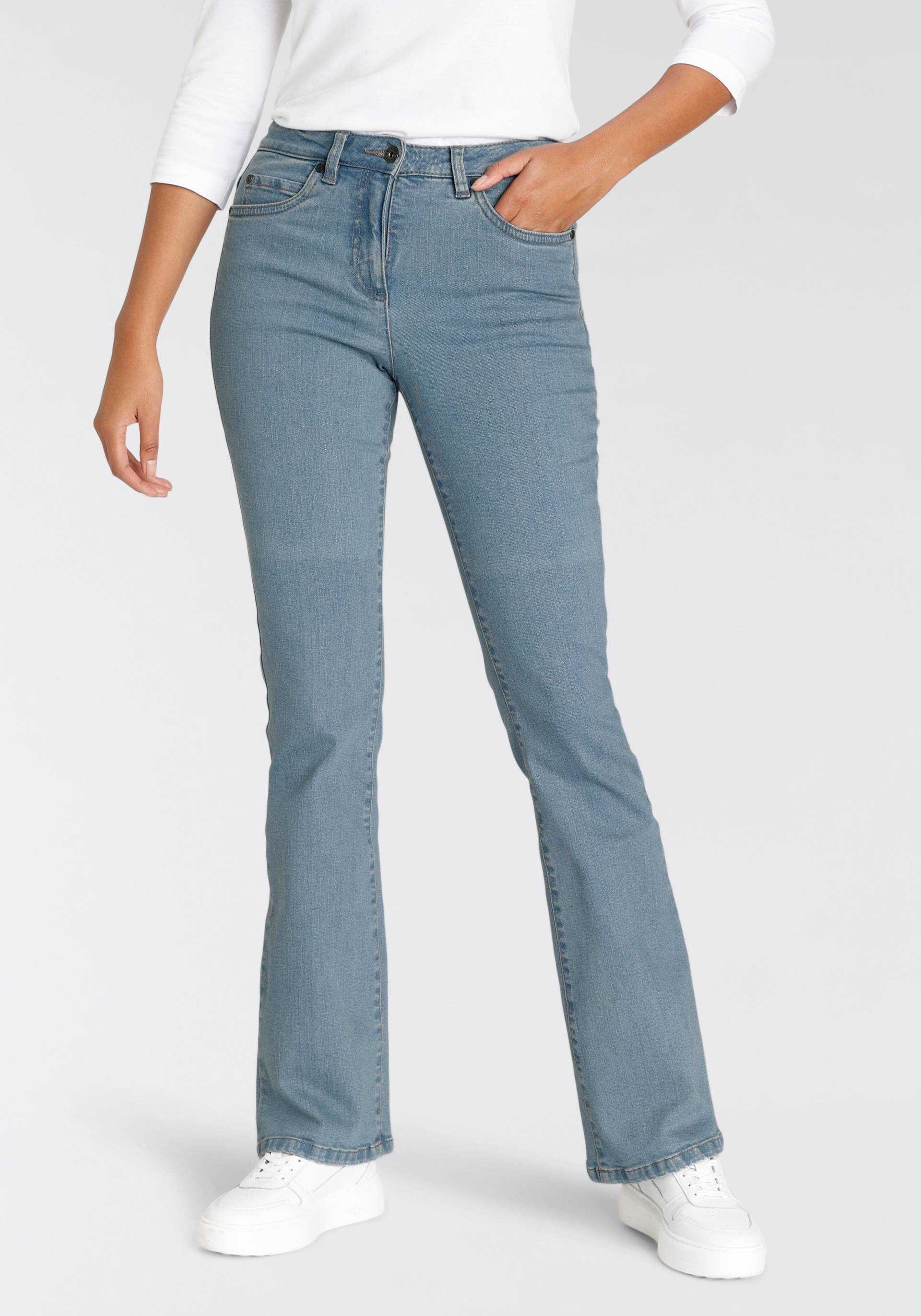 Arizona Bootcut-Jeans, High Waist von Arizona