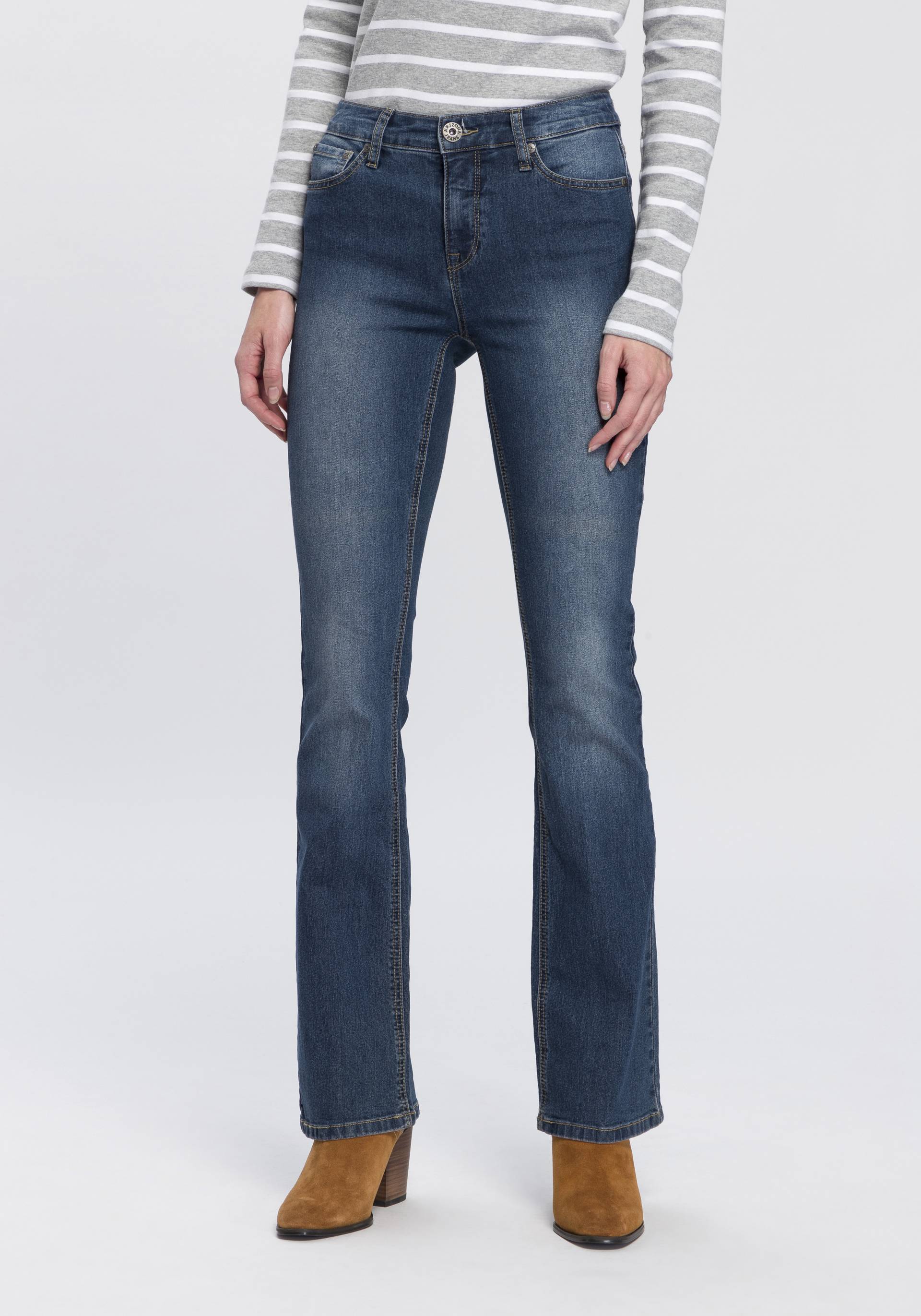 Arizona Bootcut-Jeans »Shaping«, High Waist von Arizona