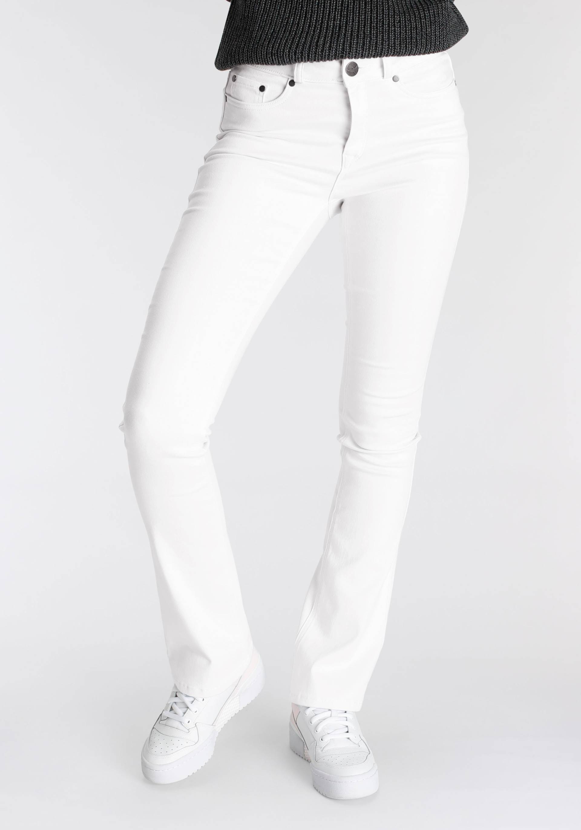 Arizona Bootcut-Jeans »Ultra Soft«, elastische Passform, ausgestellte Beinform, hohe Leibhöhe Arizona Bootcut-Jeans »Ultra Soft«, elastische Passform, ausgestellte Beinform, hohe Leibhöhe von Arizona