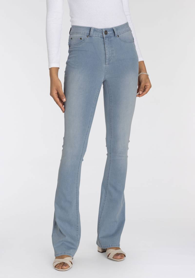 Arizona Bootcut-Jeans »Ultra Stretch«, High Waist mit Shapingnähten von Arizona